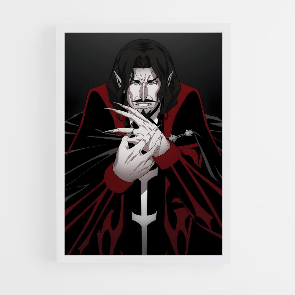 Poster Le Fumeur de l'Ombre – affiche Castlevania (vue 3)